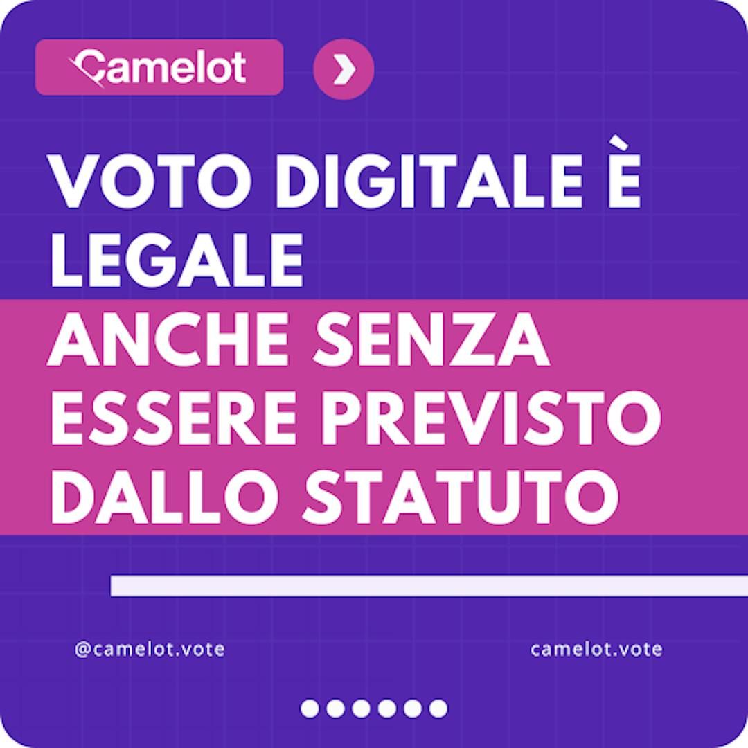 Il voto elettronico è legale anche senza essere previsto dallo statuto